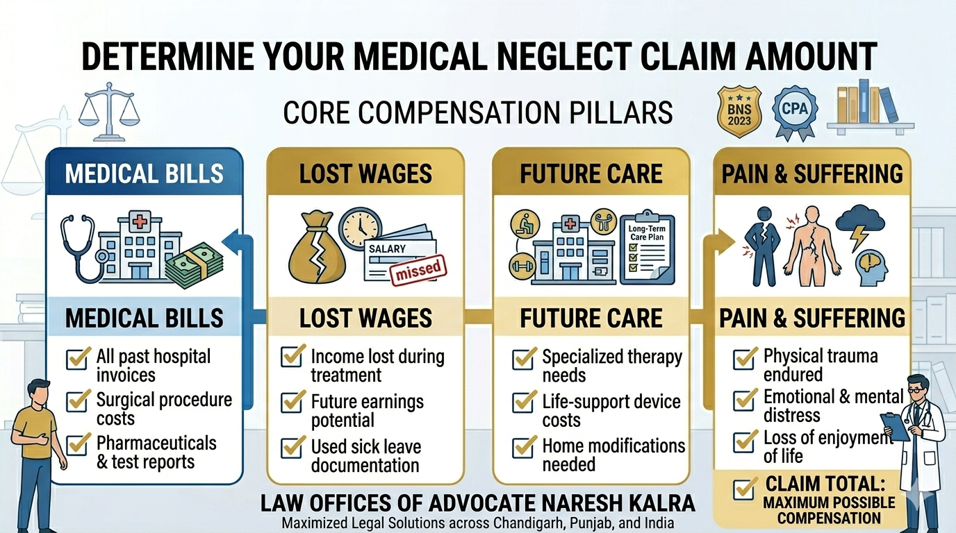 Determine your claim amount with medical negligence legal services India